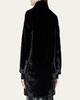 Faux-Fur Collared Coat