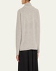 Boxy Cashmere Turtleneck Sweater