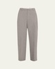 High-Rise Wool Twill Trousers