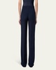 Carl High-Rise Straight-Leg Seersucker Pants