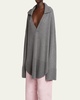 Johnny Collar Wool Oversized Sweater