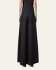 Fiorello Pleated Wide-Leg Wool Flannel Pants