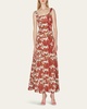 Maudette Long Floral Dress