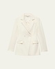 Jersey Double-Breasted Jacket