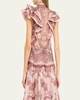 Crush Frilled Fitted Blouse