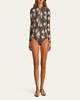 Carmen Rashguard One-Piece Swimsuit