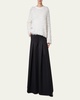 Cashmere and Wool Loops Knit Sweater
