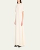 Long Silk T-Shirt Dress