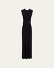 Belted Bias Midi Dress