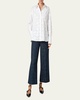 3D Star Cotton Poplin Blouse