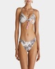 Crawford Floral Tassel-Tie Bikini Top