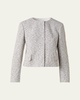 Adriana Short Tweed Boucle Jacket