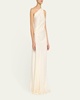 Aster One-Shoulder Satin Gown