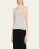 Mariela Lace-Trim Pointelle Tank