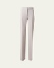 Carl Twisted Linen Double-Face Straight-Leg Pants