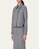 Talitha Vichy Wool Shirt Jacket