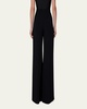 Myriam Pleated Wide-Leg Silk Pants