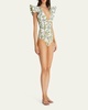 Daffodil-Print Mackenzie One-Piece Swimsuit (A-C Cup)