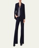 Taddeo Buttoned-Sleeve Cool Wool Jacket