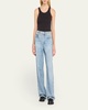 Long Ribbed Cotton Tank Top