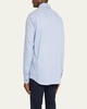 Men's Cotton and Cashmere Twill Pocket Sport Shirt