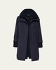 Storm System Double-Breasted Coat