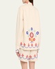 Beaded Garden Party Linen Shirt
