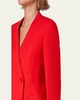 Trinity Collarless Wool Blazer Jacket