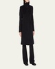 Duffle Knee-Length Wool Coat