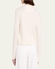 Tipped Half-Moon Cardigan