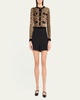 Claira Leopard Cropped Cardigan