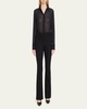 Chika Strass Button-Down Top