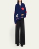 Diamond Corral Horse Merino Wool Cardigan