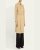 Feminine Belted Car Coat
