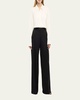 Bias Button-Side Collared Shirt