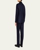 Men's Wool Windowpane Suit