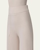 Fellia Silk Georgette Wide-Leg Slit Pants