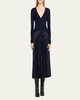 Lillian Slim V-Neck Wool Cardigan
