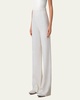Fiyki Wide Leg Wool Double-Face Pants