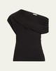 Alice Draped One-Shoulder Tee