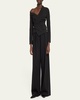Skyla Gathered Blazer Top
