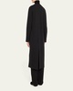 One-Button Cashmere Coat