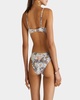 Crawford Floral Tassel-Tie Bikini Top