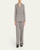 High-Rise Wool Twill Trousers