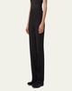 Carl Straight Leg Stonewashed Twisted Linen Wool Pants