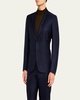 Men's Wool Windowpane Suit