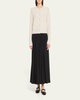 Mother-of-Pearl Eyelash Knit Cardigan