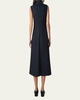 Fit-and-Flare Cotton Midi Dress