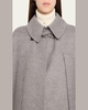Clasp Closure Wool Cashmere Cape