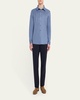 Men's Silk Pique Sport Shirt